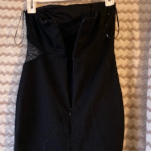 Forever 21 Black Mesh Tube Party Dress - Picture 2 of 6